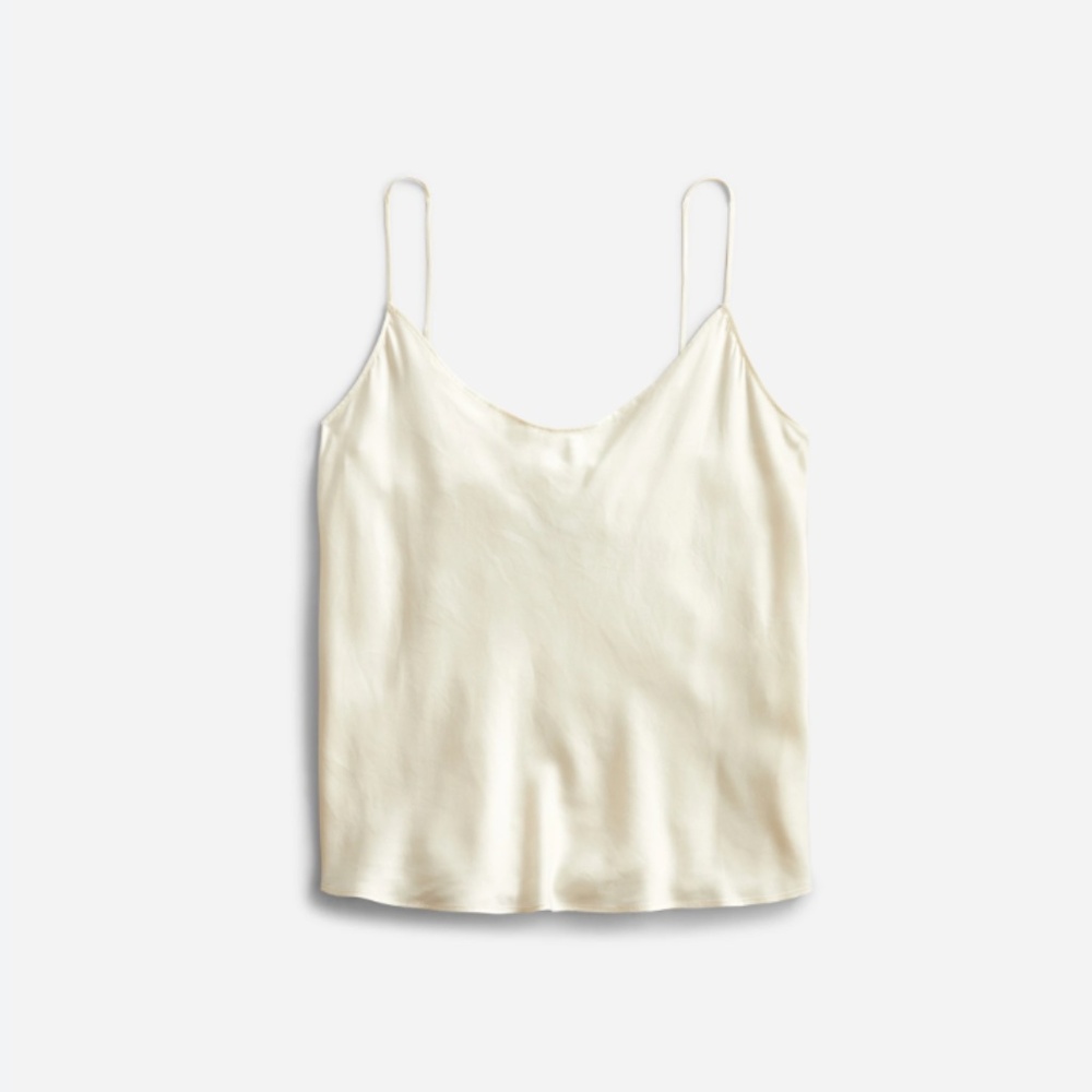 JCREW Washable Silk Charmeuse Camisole NWT in Size X-Small